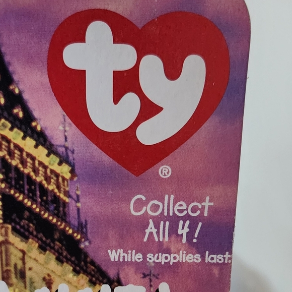 🧸 Ty Beanie Baby “Britannia” the Bear – McDonald’s Edition, England, 1999 - Picture 4 of 12